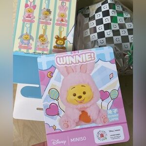 Confirmed Disney Winnie the Pooh Vinyl Plush Miniso toy - confirmed bunny 🐰 🥕